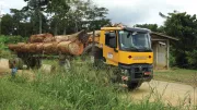 Renault Trucks K transporting logs in Africa